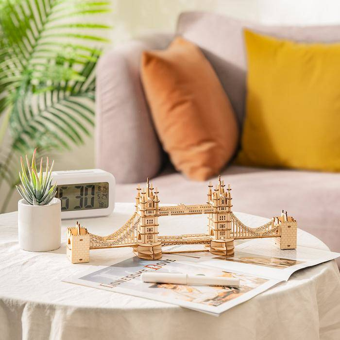 ROBOTIME Drewniany Model Puzzle 3D Tower Bridge