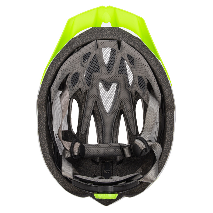 Kask rowerowy Meteor Gruver S 52-56 cm biały/zielony