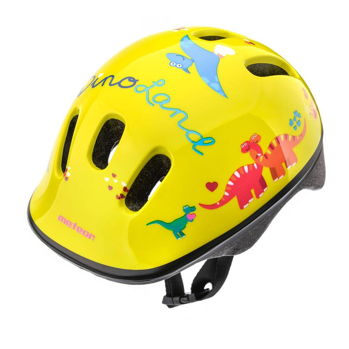 Kask rowerowy dziecięcy Meteor KS06 dino