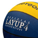 PIŁKA KOSZOWA METEOR LAYUP #4 niebieska/żółta/zielona