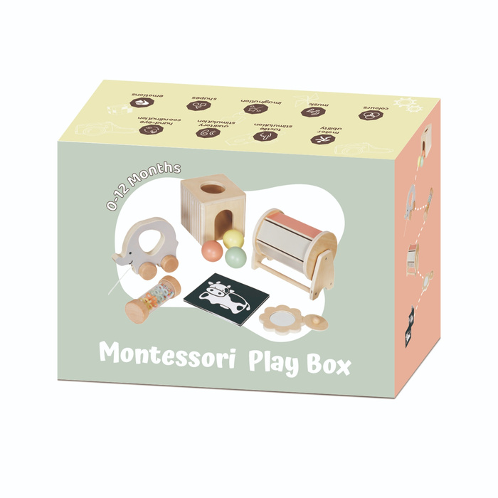 Drewniany zestaw Montessori