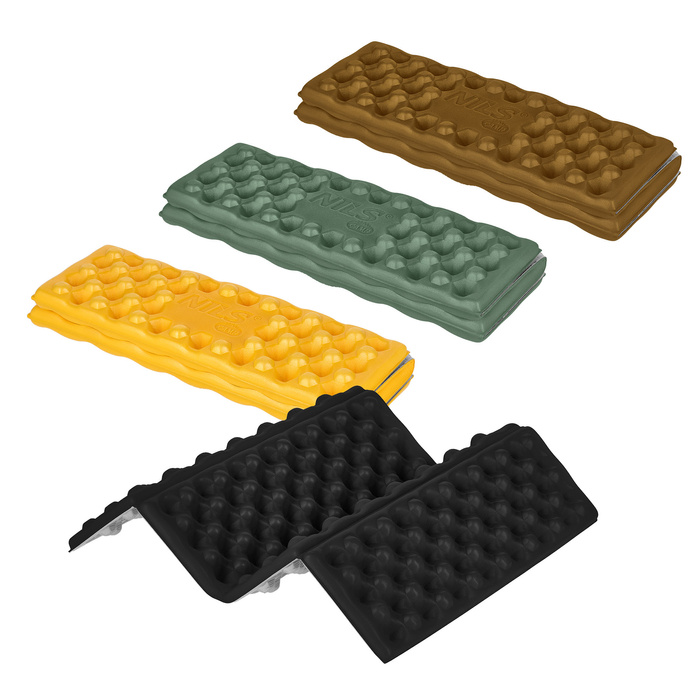 NC17105 KARIMATA KEMPINGOWA DO SIEDZENIA Z PODBICIEM ALUMINIOWYM +IXPE 40 CM ŻÓŁTA NILS CAMP