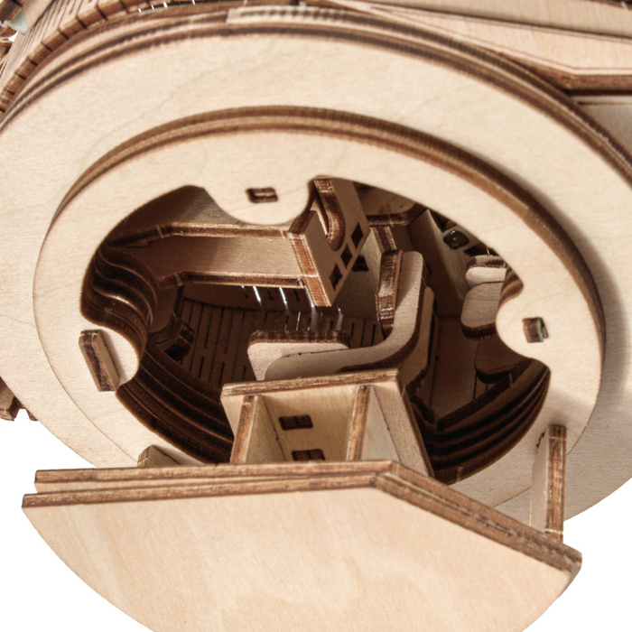 Little Story Drewniane Puzzle Model 3D - Czołg M4A38 Sherman