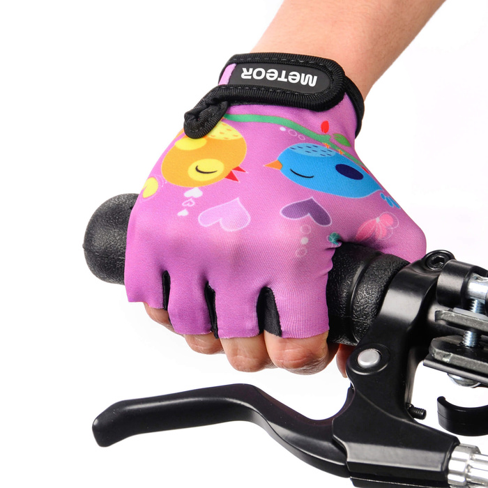 Rękawiczki rowerowe Meteor Kids Owl XS