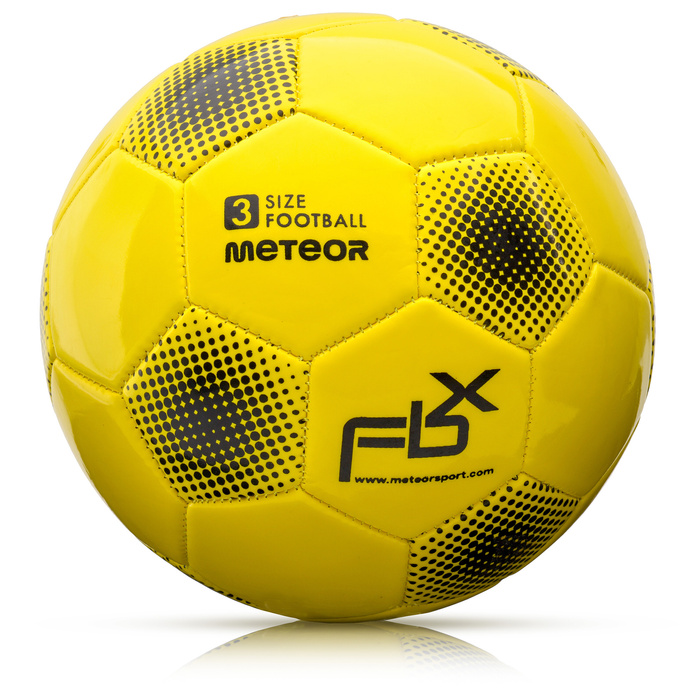 Piłka nożna Meteor FBX 3 neonowa żółty