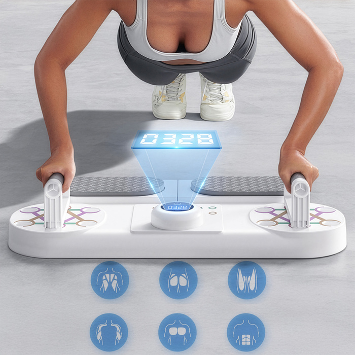 DBP03 WIELOFUNKCYJNA DESKA DO ĆWICZEŃ MIĘŚNI BRZUCHA I POMPEK Z LICZNIKIEM HMS