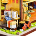 LITTLE STORY Składany Drewniany Model Puzzle 3D DIY Sushi House