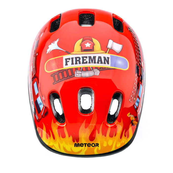 Kask rowerowy Meteor KS06 S 48-52 cm Firetracker