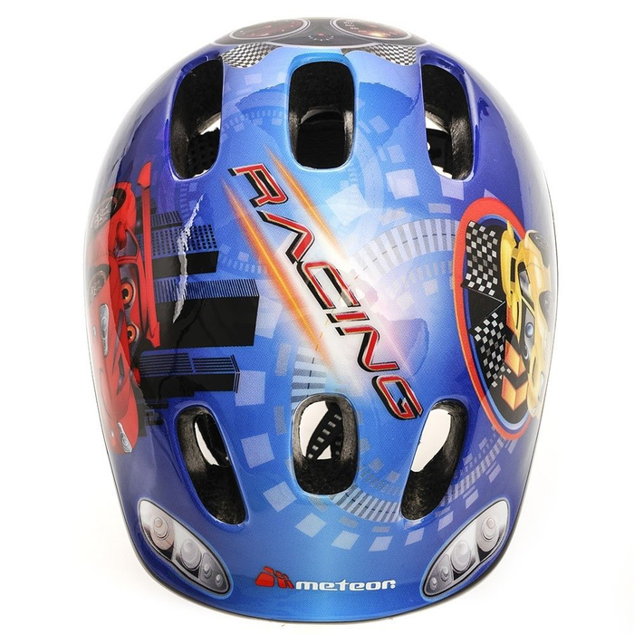 KASK ROWEROWY DZIECIĘCY METEOR MV6-2 RACING