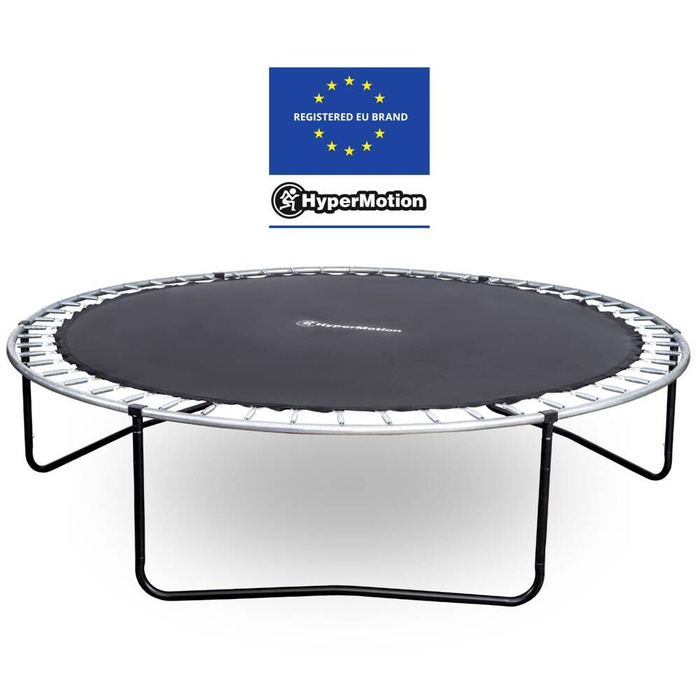 Trampolina ogrodowa dla dzieci HyperMotion - 244 cm 8FT - z drabinką i siatką wewnętrzną - do domu i ogrodu