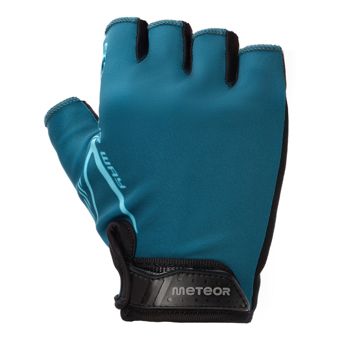 Rękawiczki rowerowe Meteor MX11 L ciemny niebieski/jasny niebieski