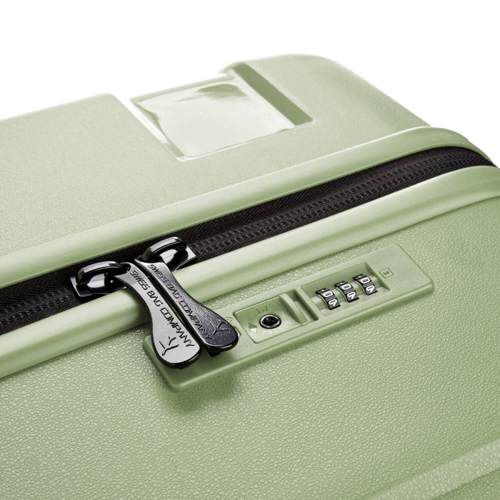 Duża walizka SwissBags Tourist 75 cm zielony