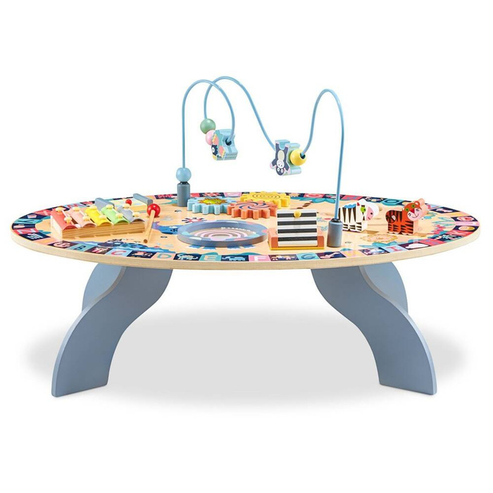 Drewniany stolik edukacyjny Montessori Mamabrum