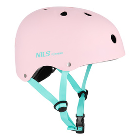 MTW001-1 KASK RÓŻOWY ROZM. L(58-61CM) NILS EXTREME