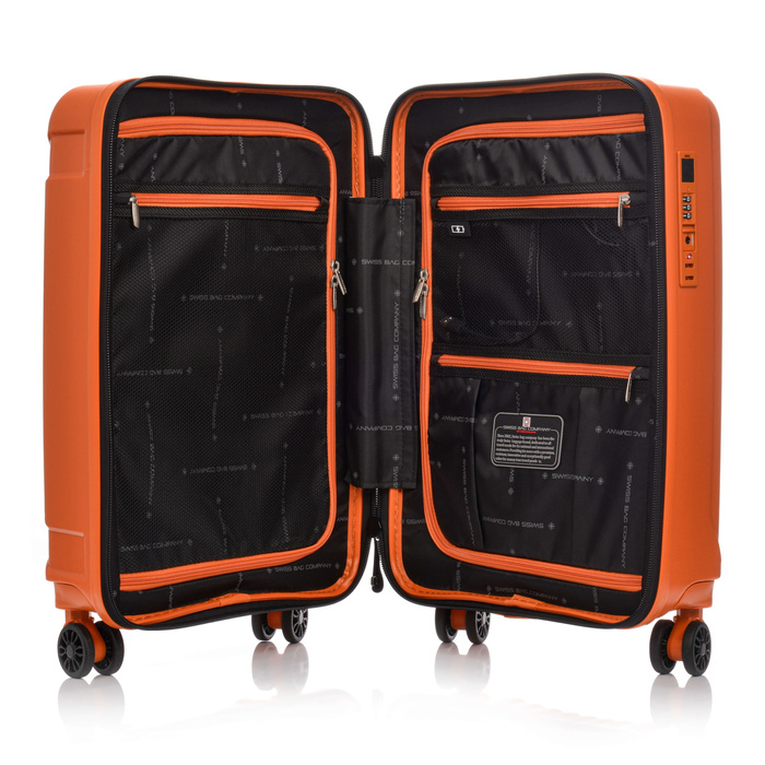 Walizka Kabinowa SwissBags Tourist 55cm Pomarańczowa