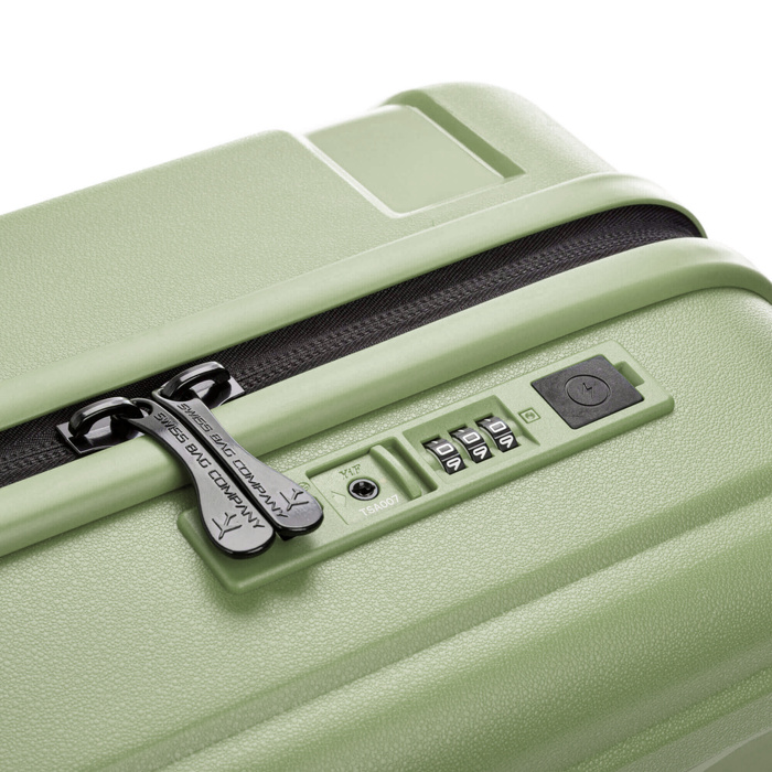 Walizka kabinowa SwissBags Tourist 55 cm zielony