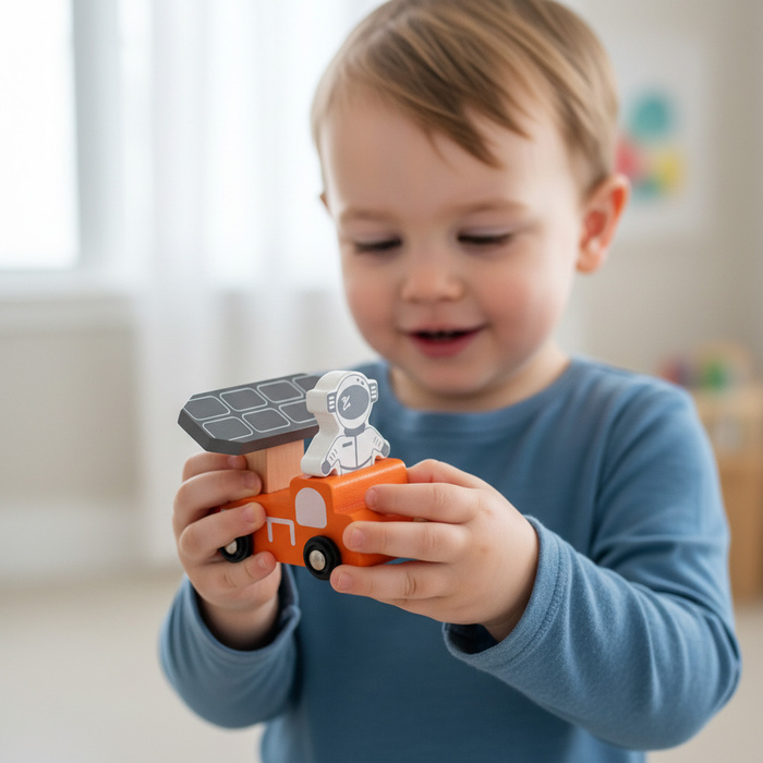 Drewniana rakieta – stacja kosmiczna