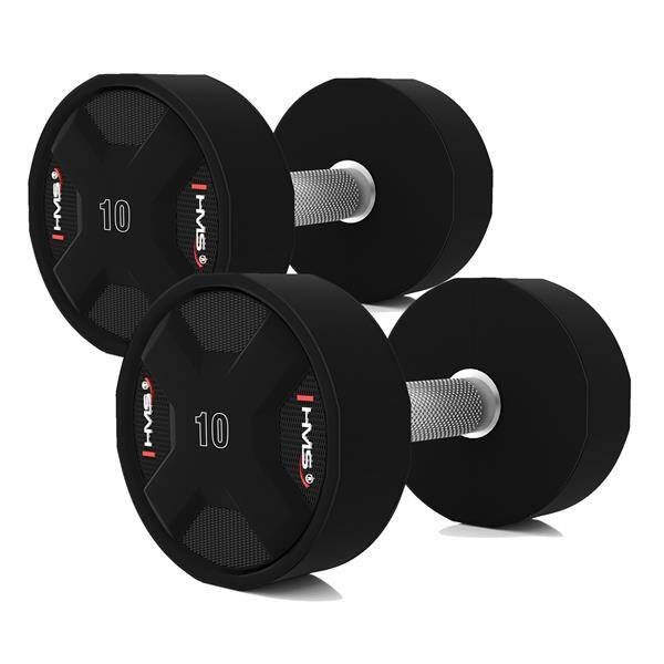 HPC SET ZESTAW HANTLI POLIURETANOWYCH 2 x 2.5 - 25 KG CPU (275 KG) HMS
