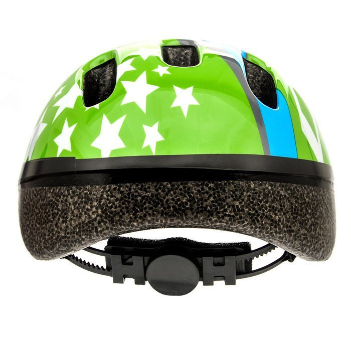 Kask rowerowy Meteor MV6-2 XS 44-48 cm Stars zielony/niebieski