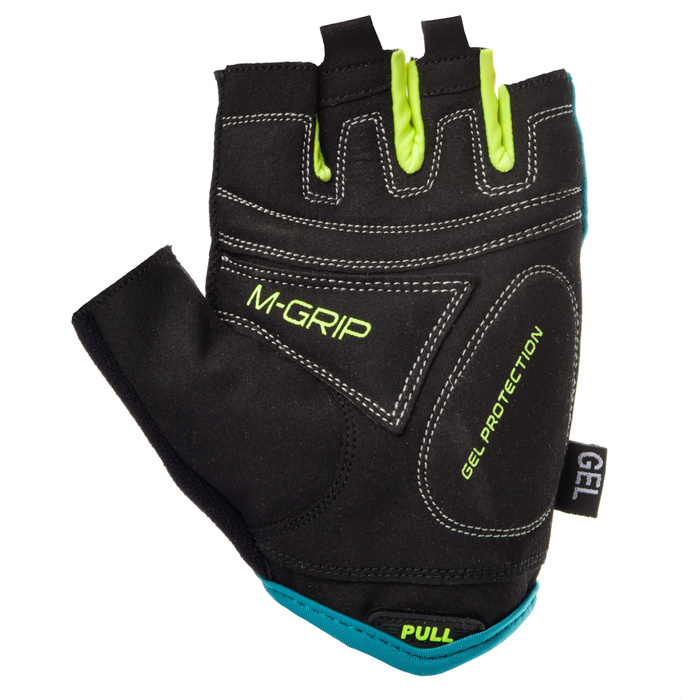 Rękawiczki rowerowe Meteor Gel GX39 XXS ciemny zielony-zielony