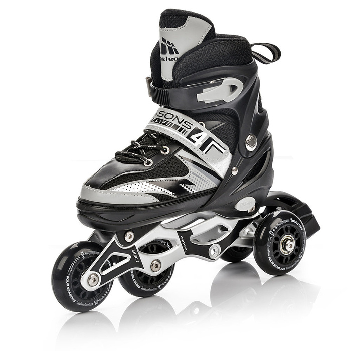 Rolki Meteor 4w1 Seasons M 34-37 czarny