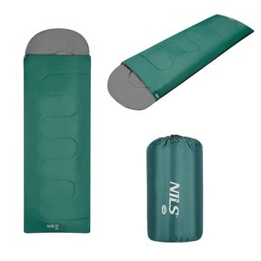 NC2105 ZIELONO-SZARY ŚPIWÓR ROZMIAR L NILS CAMP