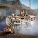 ROBOTIME Drewniany Model Puzzle 3D Lokomotywa