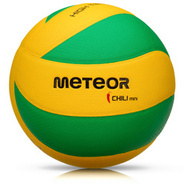 Piłka siatkowa Meteor Chili PU mini 4 żółty/zielony