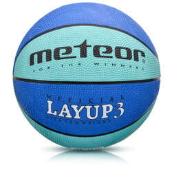 PIŁKA KOSZOWA METEOR LAYUP #3 niebieska