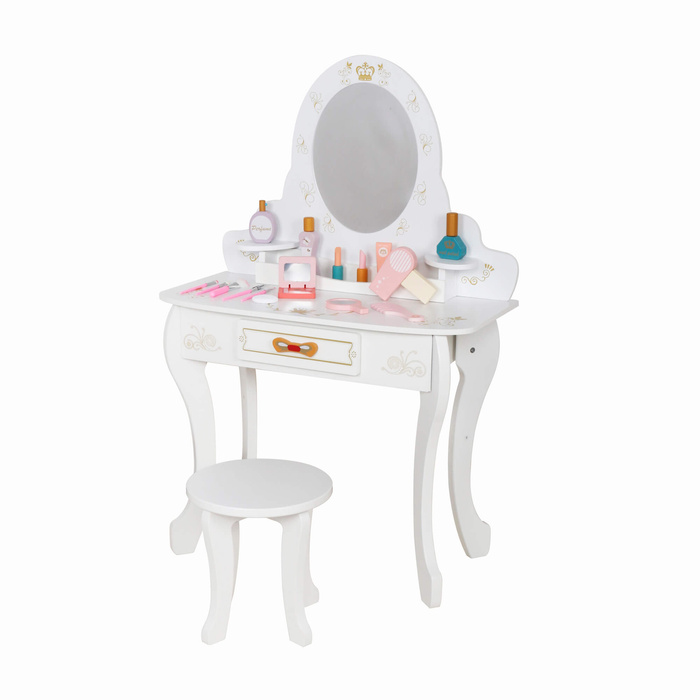 Drewniana toaletka dla dzieci