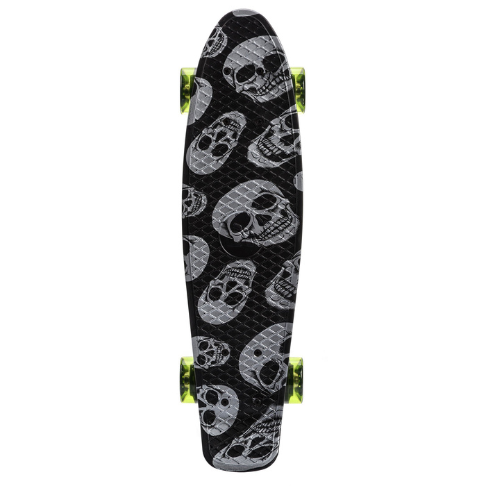 Deskorolka Meteor Multikolor Skulls