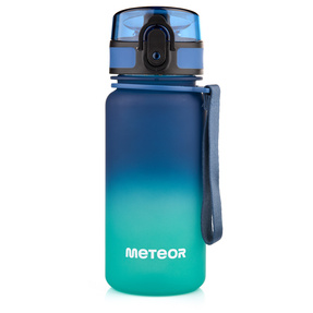 Bidon sportowy Meteor 350 ml niebieski/turkusowy