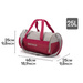 Torba fitness Meteor Siggy purpurowy/szary
