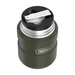 Termos na jedzenie z składaną łyżką i kubkiem THERMOS – zieleń wojskowa