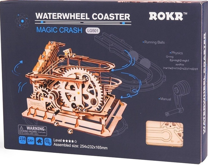 ROBOTIME Drewniany Model Puzzle 3D Tor Mechaniczny LG501