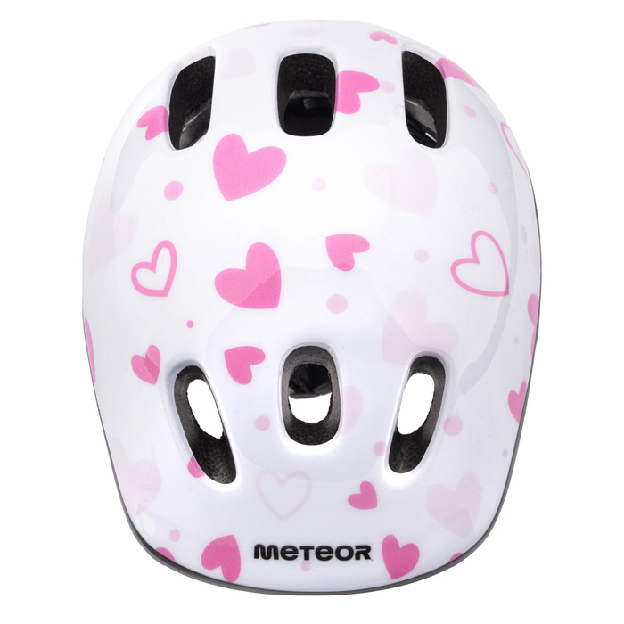 Kask rowerowy Meteor MV6-2 S 48-52 cm Hearts