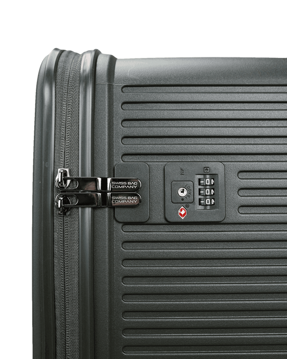 Duża walizka SwissBags Magna 78 cm zielony