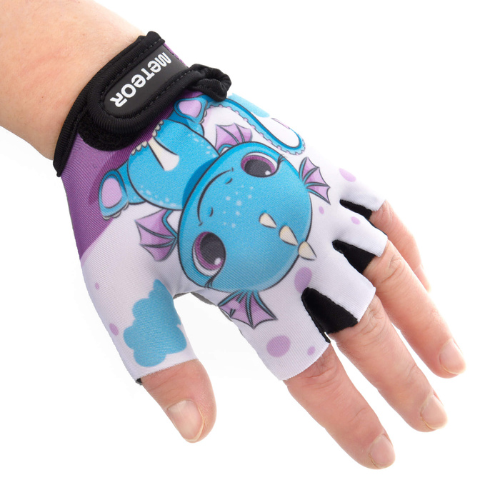 Rękawiczki rowerowe Meteor Kids M Dragon