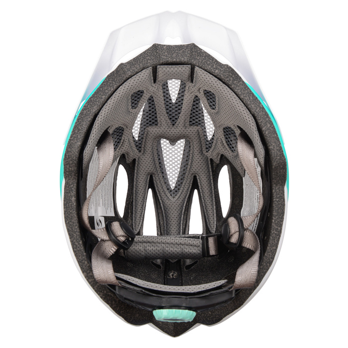 Kask rowerowy Meteor Ovlo L 58-61 cm biały/miętowy