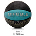 PIŁKA KOSZ. METEOR DRIBBLE #7 blue