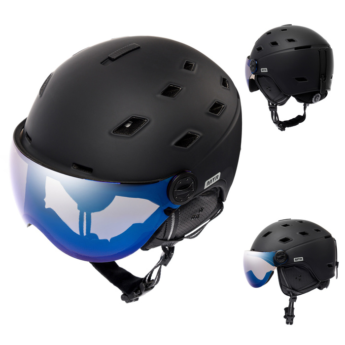 Kask narciarski Meteor Glide M 55-58 cm czarny