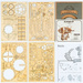 ROBOTIME Drewniany Model Puzzle 3D Sterowiec Steampunk