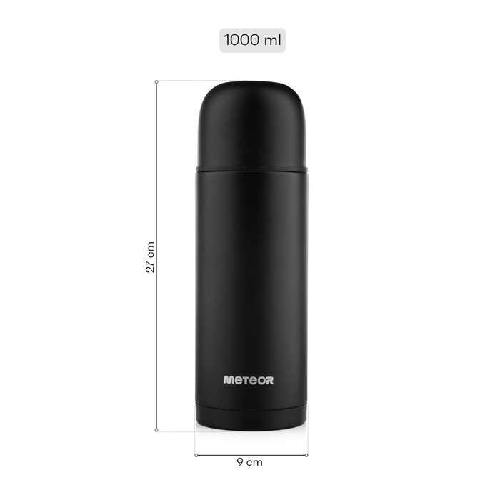 Termos Meteor 1000 ml czarny