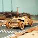 ROBOTIME Drewniany Model Puzzle 3D Klasyczne Auto