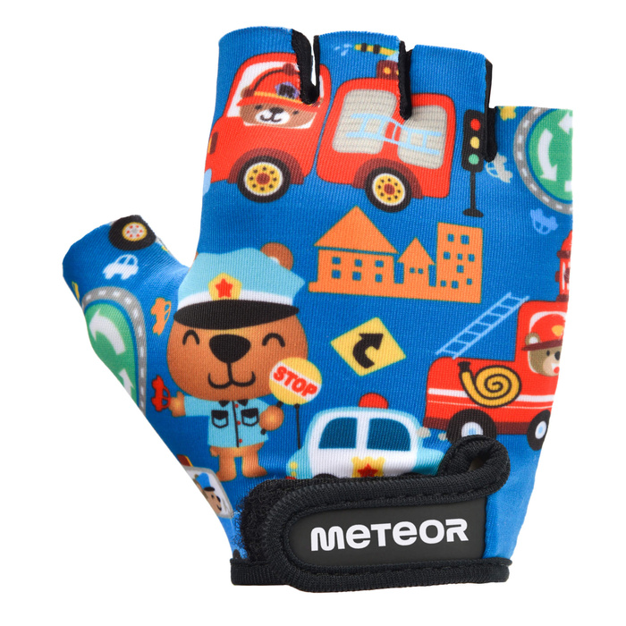 Rękawiczki rowerowe Meteor Kids Safe city M