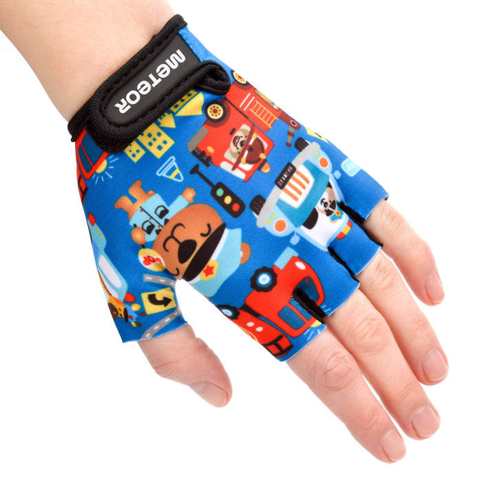 Rękawiczki rowerowe Meteor Kids Safe city M