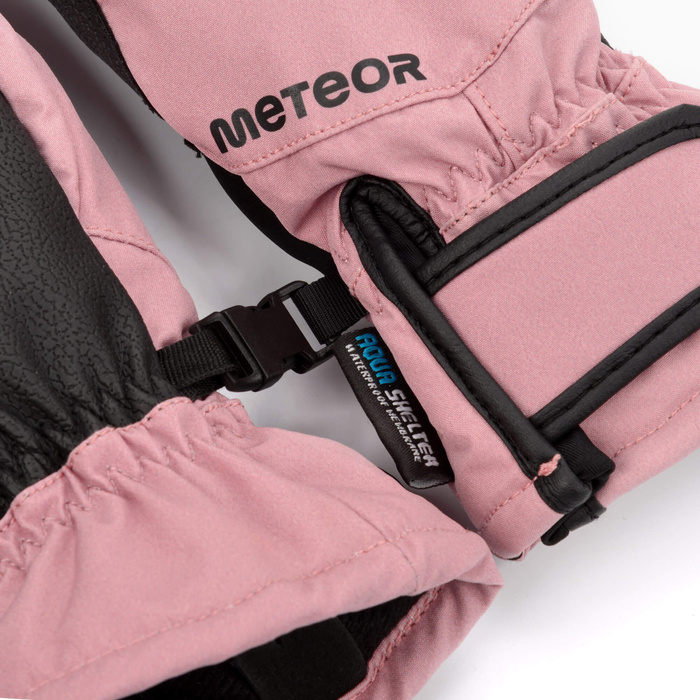 Rękawice zimowe Meteor Hazy S różowy/czarny