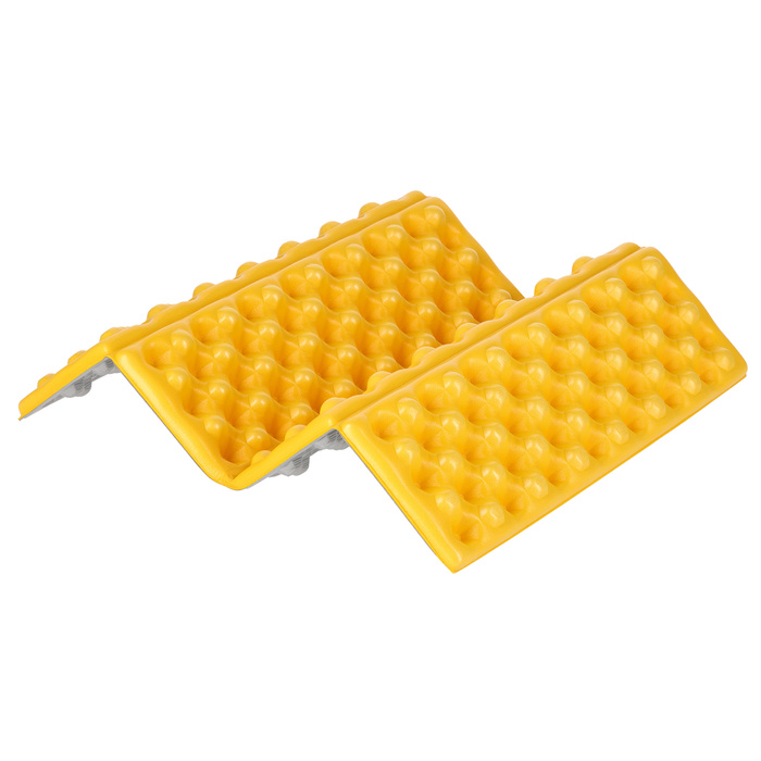NC17105 KARIMATA KEMPINGOWA DO SIEDZENIA Z PODBICIEM ALUMINIOWYM +IXPE 40 CM ŻÓŁTA NILS CAMP