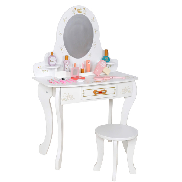 Drewniana toaletka dla dzieci