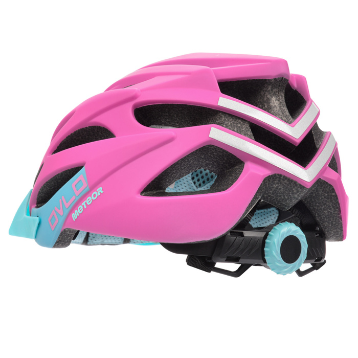 Kask rowerowy Meteor Ovlo S 52-56 cm różowy